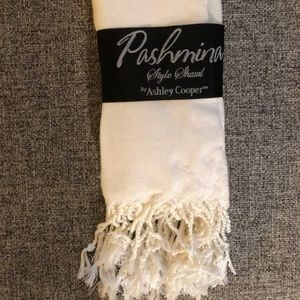 Pashmina Ivory Scarf